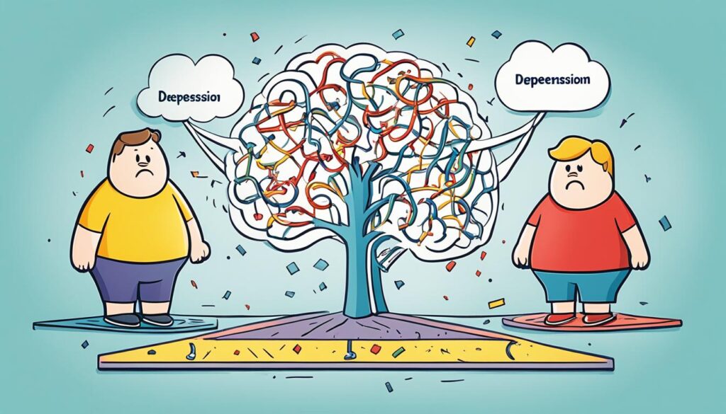 relación entre depresión y obesidad